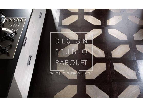 Модули паркета Parquet In Elegant Collection Sophie Венге темный + Мрамор коричневый